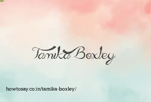 Tamika Boxley