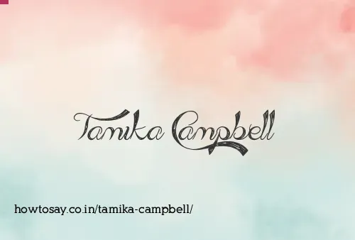 Tamika Campbell
