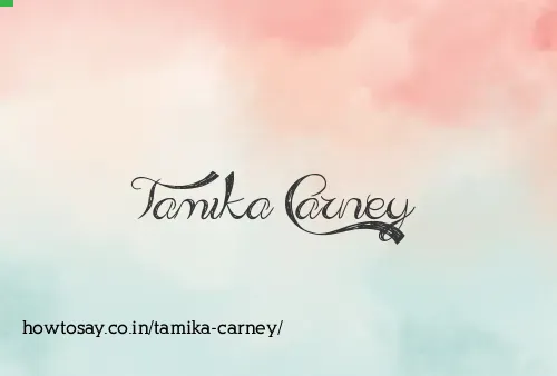 Tamika Carney
