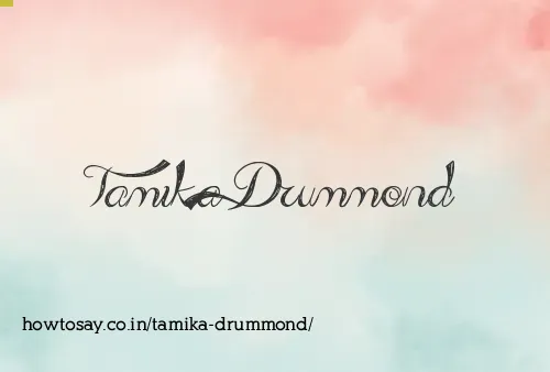 Tamika Drummond