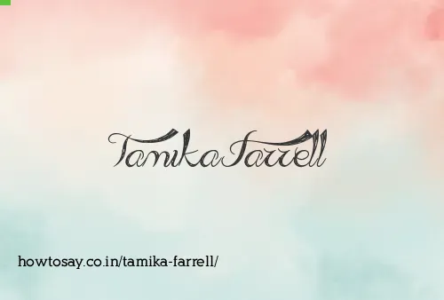Tamika Farrell