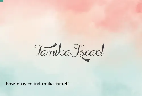 Tamika Israel