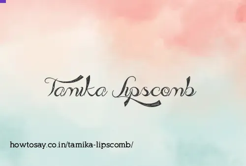 Tamika Lipscomb