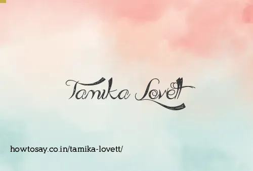 Tamika Lovett