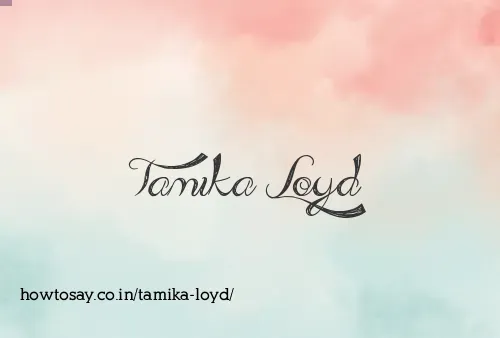 Tamika Loyd