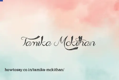 Tamika Mckithan