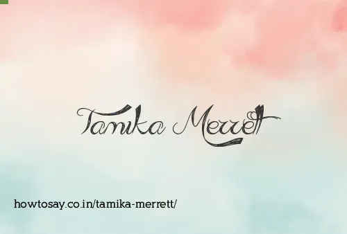 Tamika Merrett