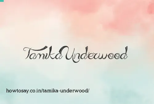 Tamika Underwood