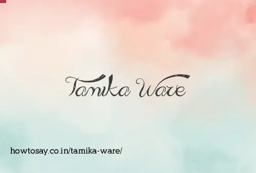 Tamika Ware