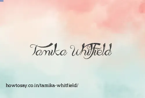 Tamika Whitfield