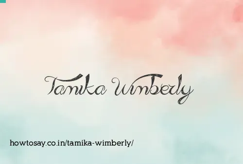 Tamika Wimberly