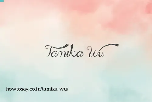 Tamika Wu