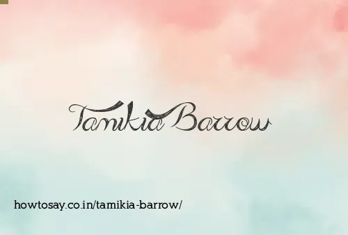 Tamikia Barrow
