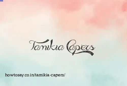 Tamikia Capers