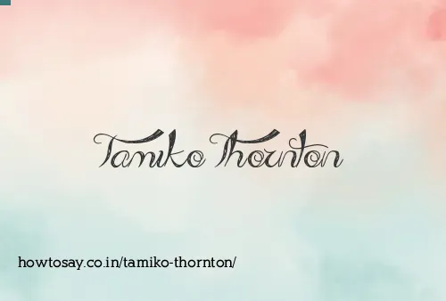 Tamiko Thornton