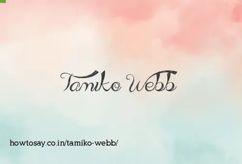 Tamiko Webb
