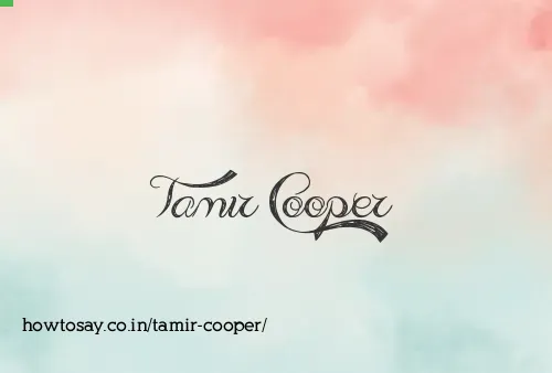 Tamir Cooper
