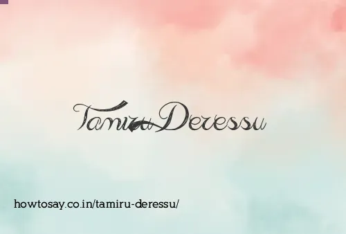 Tamiru Deressu