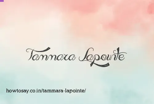 Tammara Lapointe