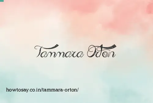 Tammara Orton