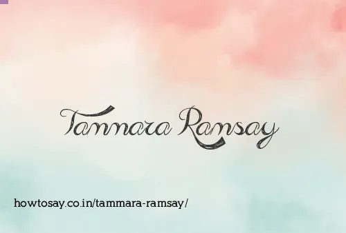 Tammara Ramsay