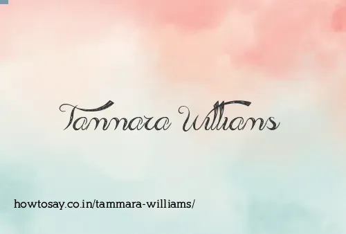 Tammara Williams