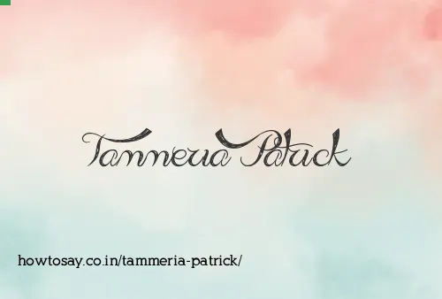 Tammeria Patrick