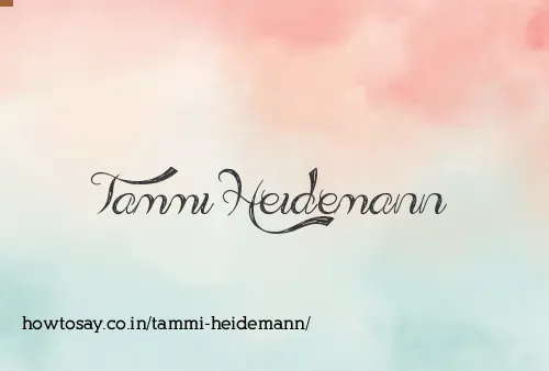 Tammi Heidemann