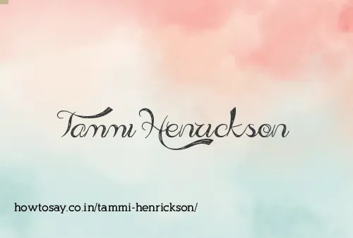 Tammi Henrickson