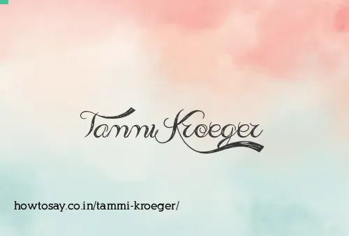 Tammi Kroeger