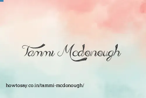 Tammi Mcdonough