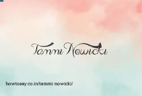 Tammi Nowicki
