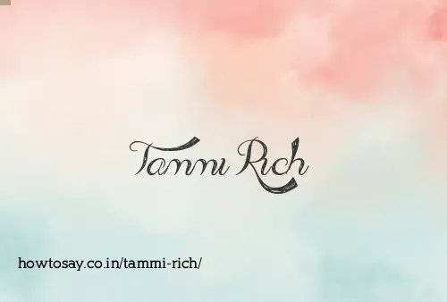 Tammi Rich
