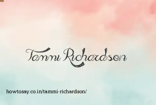 Tammi Richardson