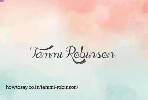 Tammi Robinson