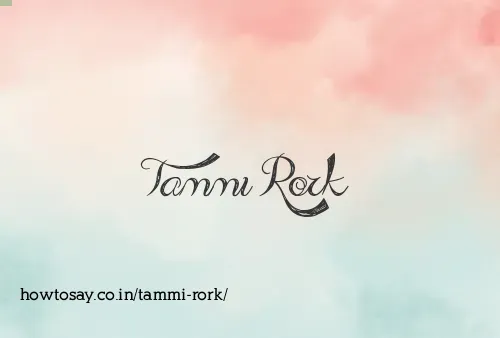 Tammi Rork