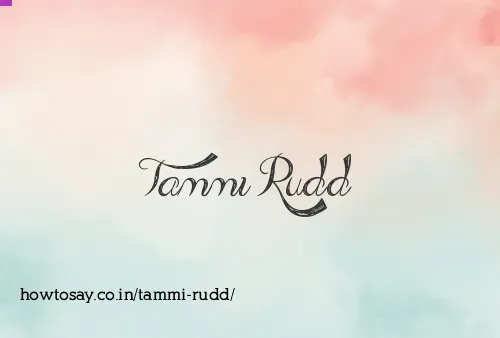 Tammi Rudd