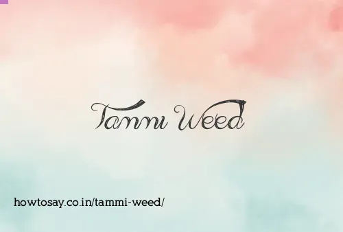 Tammi Weed