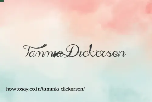 Tammia Dickerson