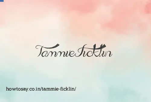 Tammie Ficklin
