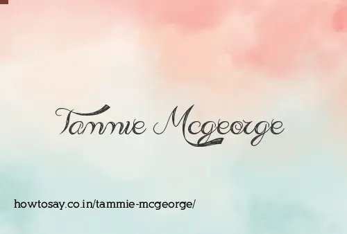 Tammie Mcgeorge