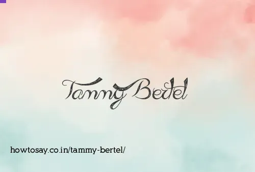 Tammy Bertel