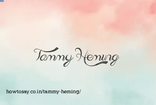 Tammy Heming