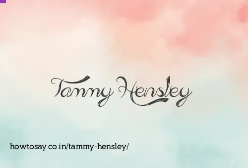Tammy Hensley