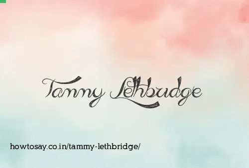 Tammy Lethbridge