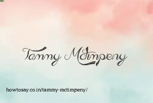 Tammy Mctimpeny