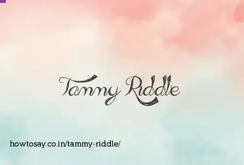Tammy Riddle