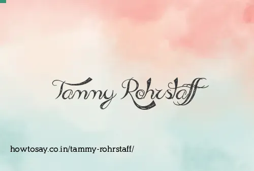 Tammy Rohrstaff