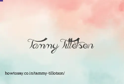 Tammy Tillotson