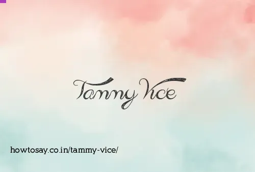 Tammy Vice